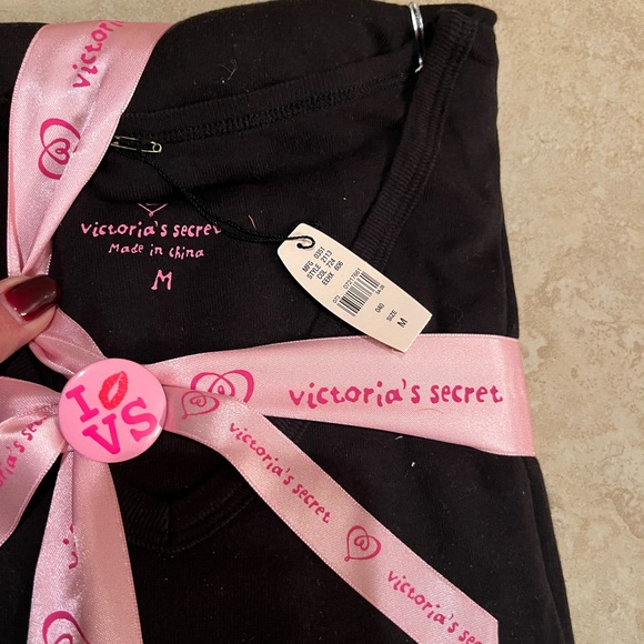 NWT VICTORIA SECRET LONG SLEEVE PJ SLIP DRESS SIZE M - Picture 2 of 7